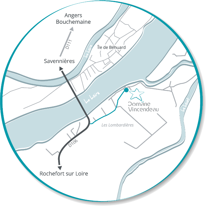 Plan d\'accès au Domäne Vincendeau